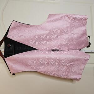 Elegant Q Italia Pink Paisley Vest